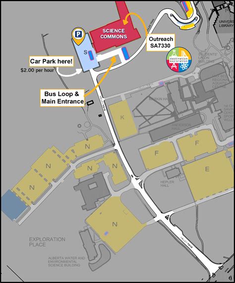 De Parking Map University Of Lethbridge