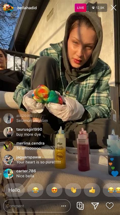 Bella Vía Ig Live Bella Hadid Bella Hadid Outfits Hadid