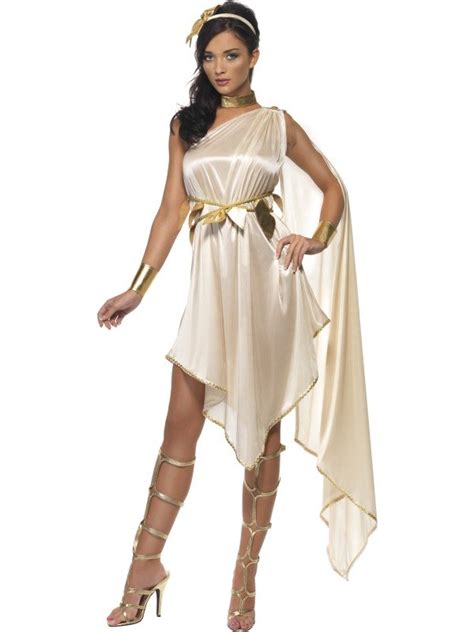 Greek Athena Goddess Ladies Fancy Dress Costume Outfitadult Sexy