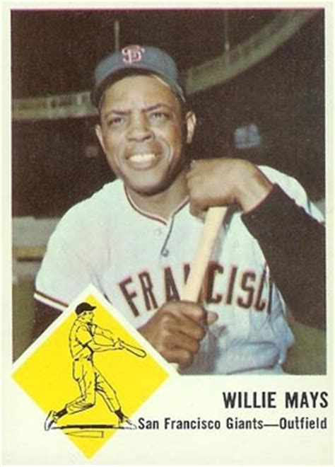 Willie mays, 1952 topps cost: 1963 Fleer Willie Mays #5 Baseball Card Value Price Guide