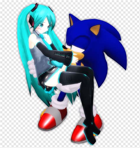 Sonic The Hedgehog Hatsune Miku Digital Art Crush 40 Sonic The