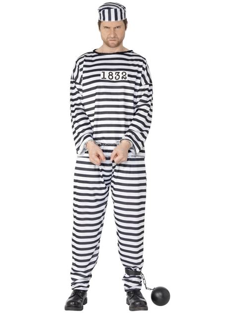 Convict Costume Fancy Dress Town Superheroes And Halloween Costumes