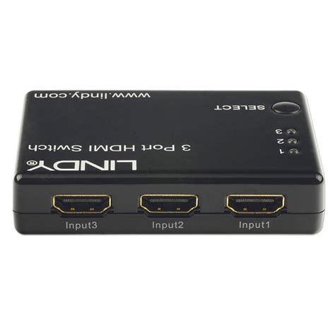 The lindy 2 port hdmi 2.0, usb 2.0 & audio kvm switch is a compact solution for providing access and control over two hdmi equipped pcs from a single keyboard, mouse, and monitor. 3 Port HDMI Switch with Remote Control - from LINDY UK