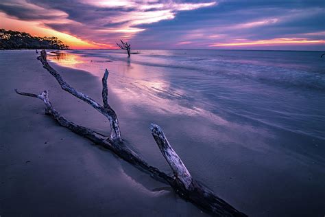 Hunting Island South Carolina Beach Scenes Photograph By Alex Grichenko