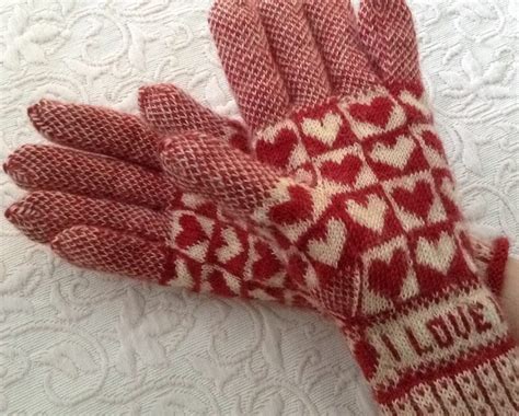 Valentine Sanquhar Gloves Pattern Knitting Traditions