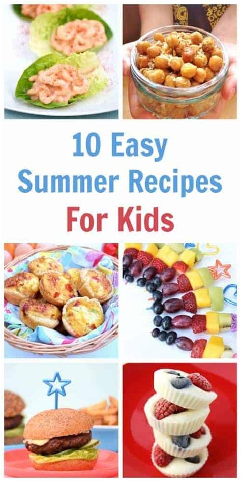 10 Easy Recipes To Cook With Kids This Summer