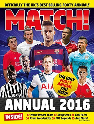 Match Annual 2016 From The Makers Of The Uks Bestselling Football
