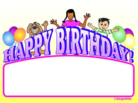 Happy Birthday Wishes Clip Art Clipart Best