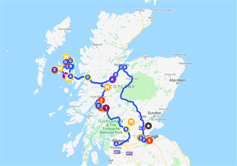 How To Plan An Epic Scotland Road Trip Map Itinerary Tips