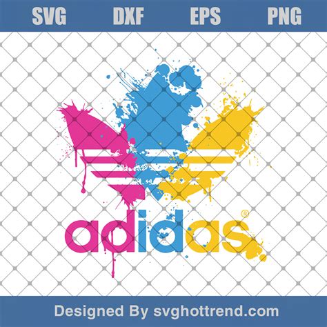 Adidas SVG Colorful Paint Adidas Logo SVG Colorful Paint SVG