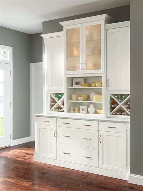 Cottage Painted Linen Cabinets Transitional Kitchen Dc Metro By
