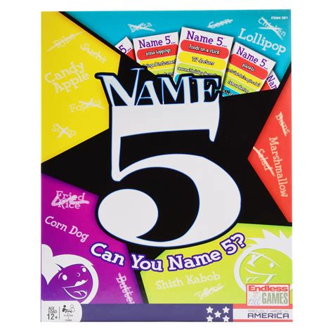 Name 5 Board Game Party Trivia Board Games Fun Couple