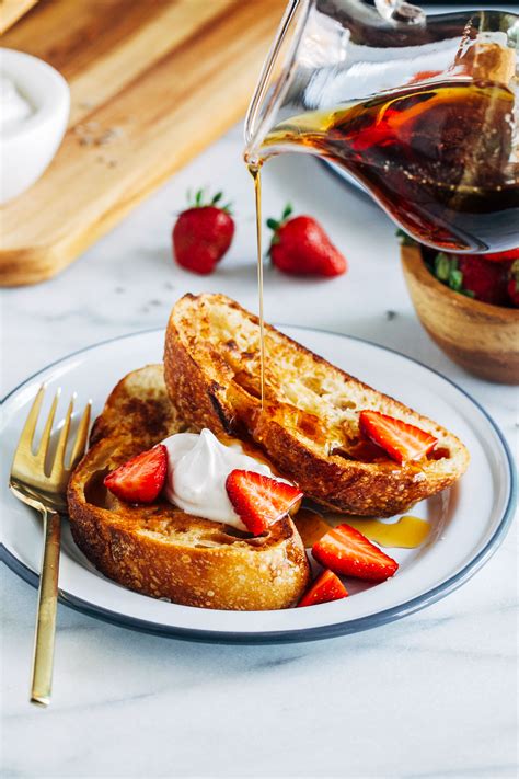 Vegan French Toast With Lavender Infused Syrup Making Thyme For Health