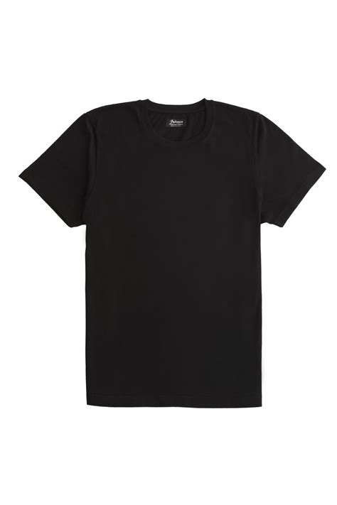 plain-black-raw-cotton-t-shirt-barbanera