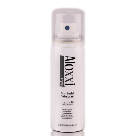 Aloxxi Style Firm Hold Hair Spray Ultra Strong Hold UV Protection