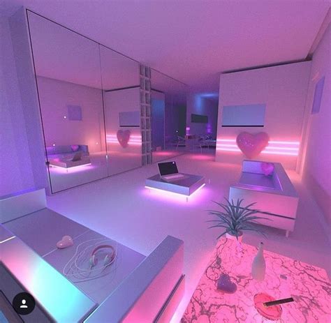 See more ideas about aesthetic rooms, bedroom decor, aesthetic bedroom. @αυυυвreyтαтe ☾♡ | Neon room, Aesthetic rooms, Aesthetic ...