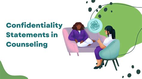 Making A Confidentiality Statement In Counseling Youtube