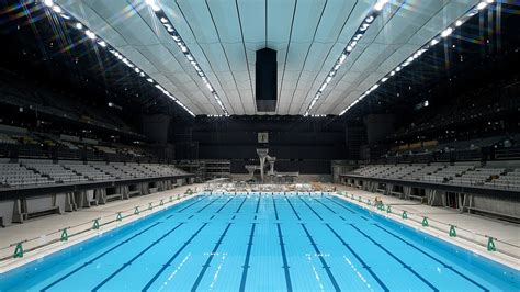 Tokyo 2020 Unveils 15000 Seat Olympic Aquatics Center Cgtn