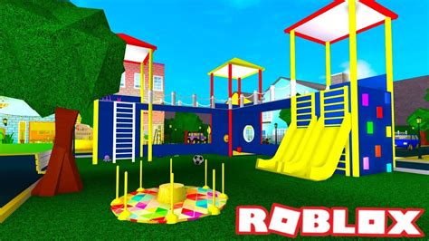 I Made A Playground Bloxburg Build Roblox Youtube