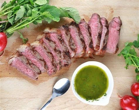 New York Strip Steak With Chimichurri Sauce Recipe Sidechef