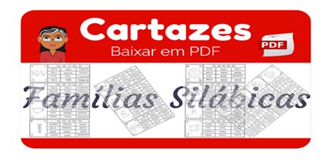 Cartazes As Fam Lias Sil Bicas Para Imprimir E Baixar Em Pdf S