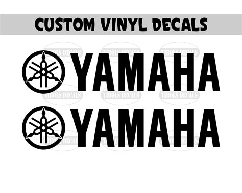 Yamaha Decals 1 Set Yamaha Stickers Helmet Motorcycle Bike Etsy