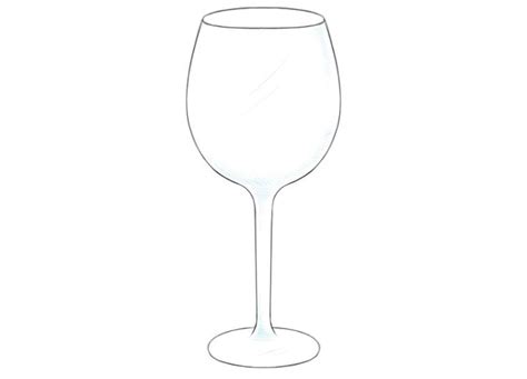 How To Draw A Wine Glass Wine Glass Drawing Wine Glass Easy Drawings