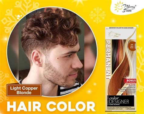 Merry Sun Permanent Hair Color Light Copper Blonde Lazada Ph