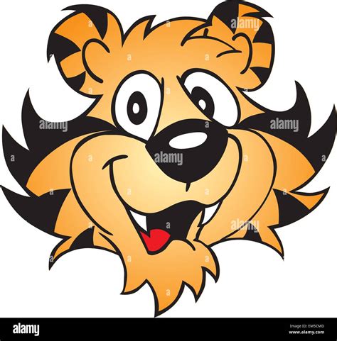 Cartoon Tiger Face Stock Vector Image And Art Alamy