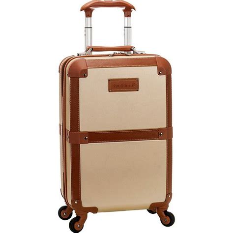 Rockland Stage Coach 20 Rolling Trunk Champagne Carry On Luggage