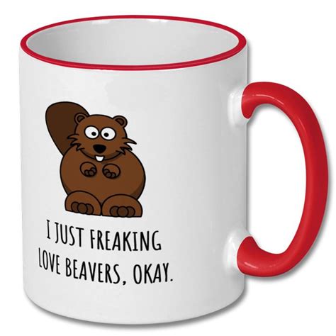 Beaver Lover Mug Beaver Beaver Mug Beaver T Beaver Etsy Canada