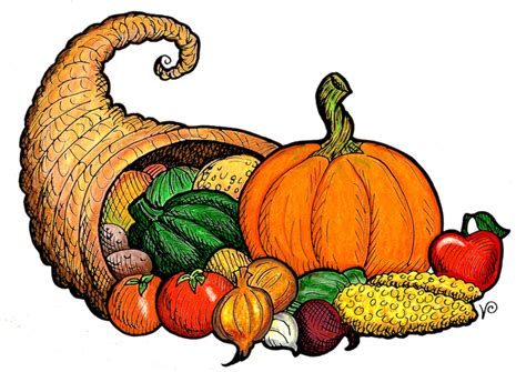 celebrate thanksgiving with beautiful cornucopia pictures