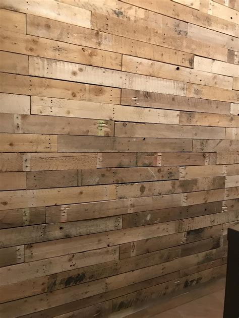 2030 Reclaimed Pallet Wood Wall