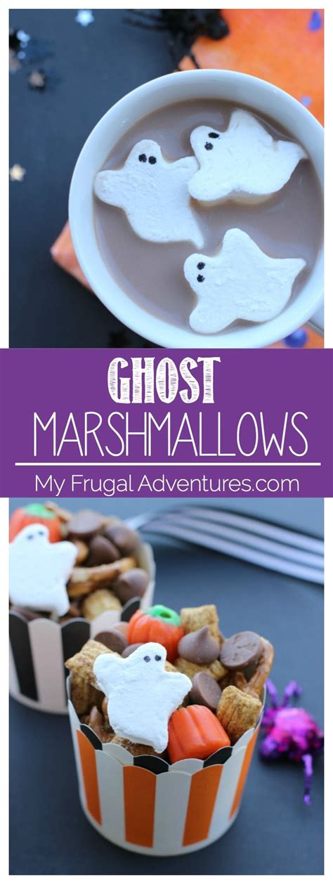Ghost Marshmallow Recipe Perfect Halloween Treat My Frugal