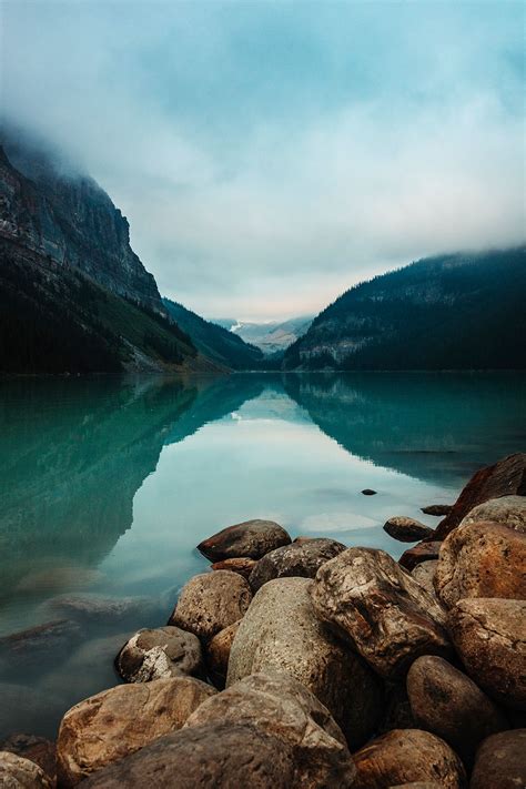 Lake Louise At Sunrise In Banff National Park Landscape Photography