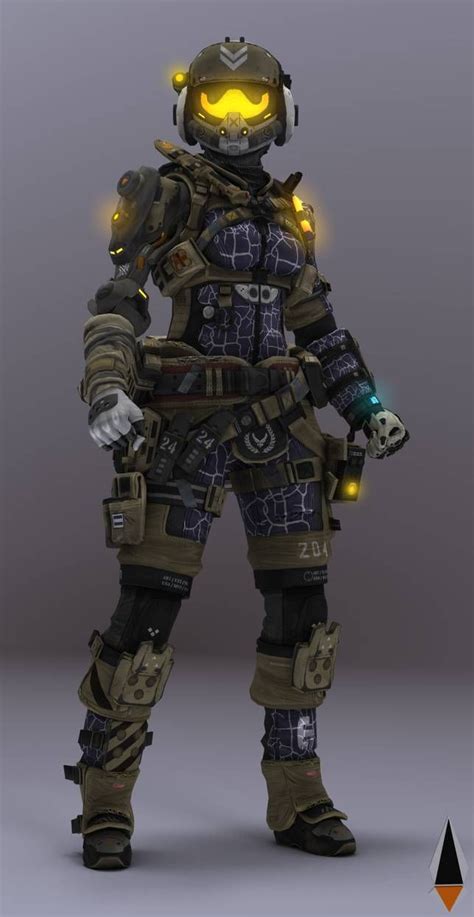 Female Pilot 9 [titanfall 2] By Iamfile On Deviantart Titanfall Futuristic Armor Pilots Art