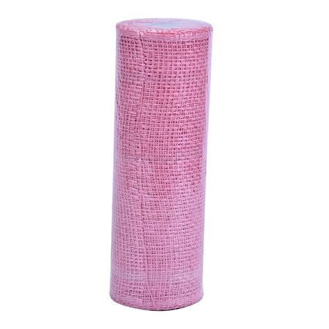 10 Pink Poly Burlap Mesh By Celebrate It™ Michaels