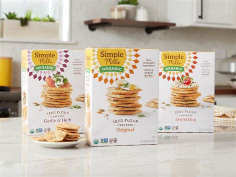 Regenerative Crackers Simple Mills New Product Supports Sustainable