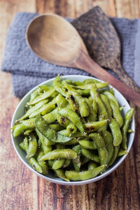 Do not let the garlic brown. Ginger and Garlic Edamame Beans - The Wanderlust Kitchen