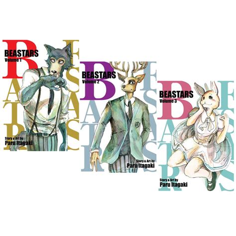 Manga Beastars 1 3 Tp By Paru Itagaki New Trade Paperback Lakeside Books