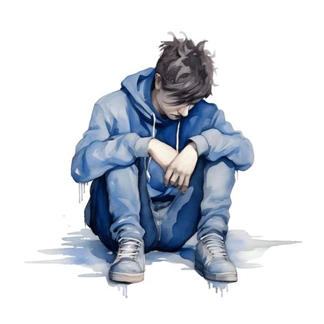 Premium Psd Male Depression Young Man Having Frustration Or Depressed