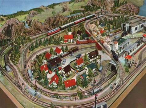 Märklin Railway Brought To Life In A Nostalgic 60s Layout Marklin Stop