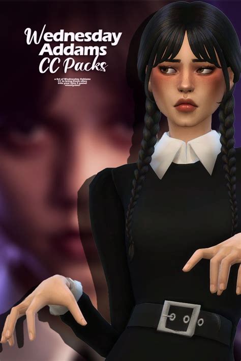 Wednesday Addams Cc We Could Dig Up For The Sims 4 Sims Sims Hair