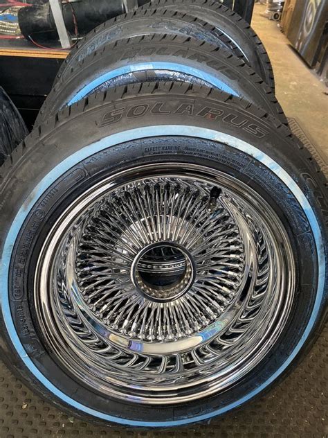 Firm Price 13x7 100 Spoke Wire Wheels Dayton Replicas With Tires