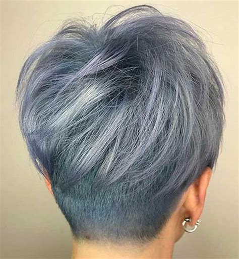 This cut is the perfect mix of messy and stylish. 30+ Back View Of Short Layered Haircuts | Short-Haircut.com