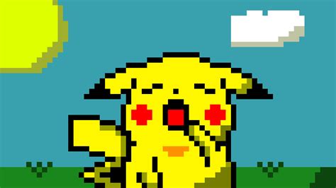 Pixilart Sleeping Pikachu By Pixeljazzy