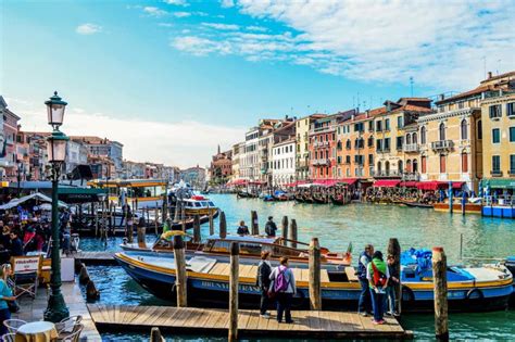 Venice Italy Oct 17 2015 Breathtaking Shot Of Ancient Beautiful