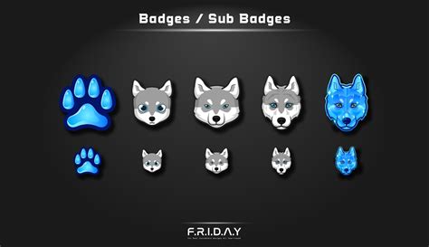 Fridaydesign I Will Draw Custom Sub Badges For Twitch In Hours For