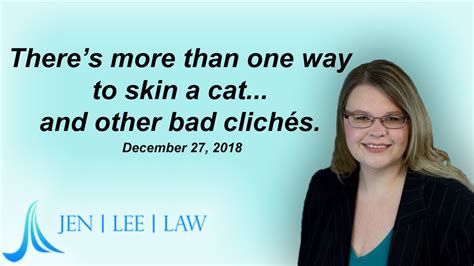 Theres More Than One Way to Skin a Cat and Other Bad Clichés YouTube
