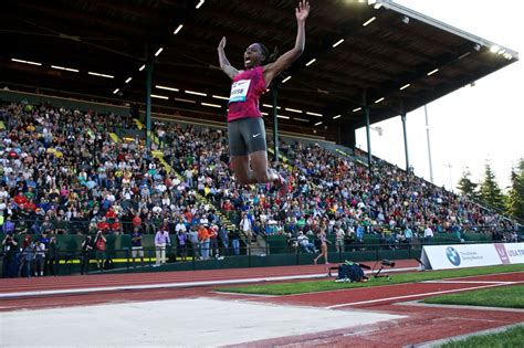 Brittney Reese heads the field for the Prefontaine Classic ...